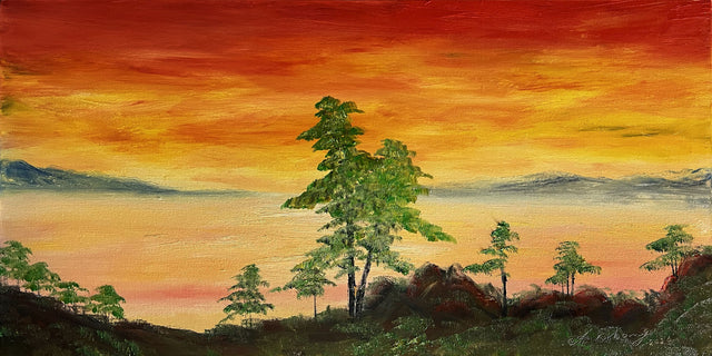 Impression of Sunrise — An Qibang, 120×60cm