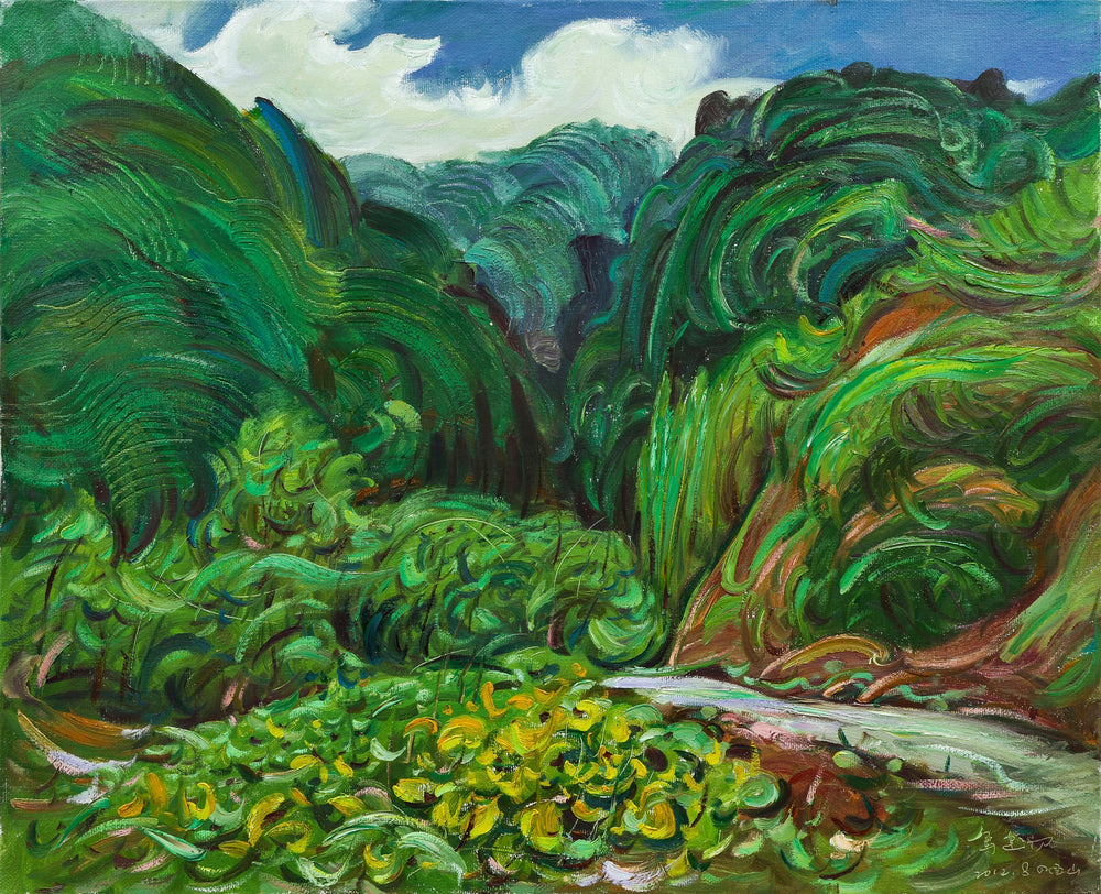 Summer Mountain Landscape
