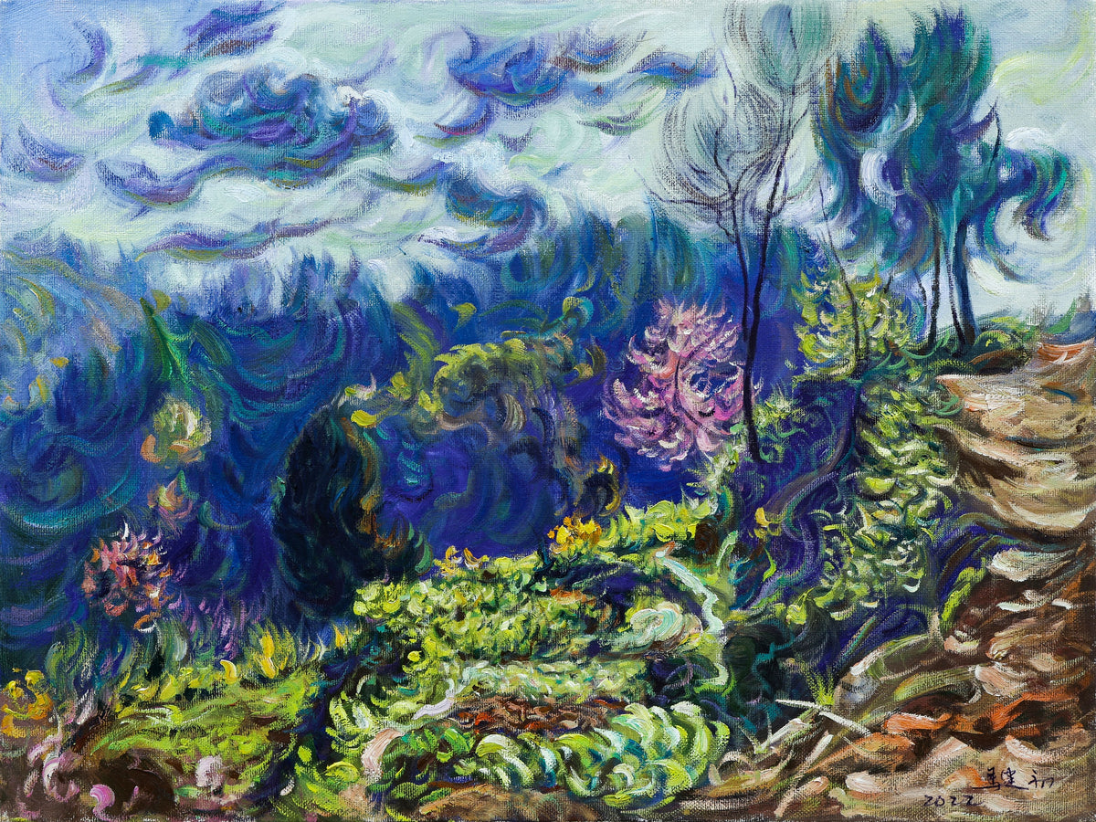马建初《山桃花》