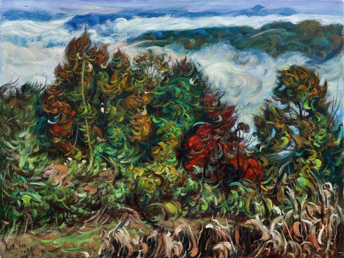River Mist Spreads over the Mountains · Ma Jianchu